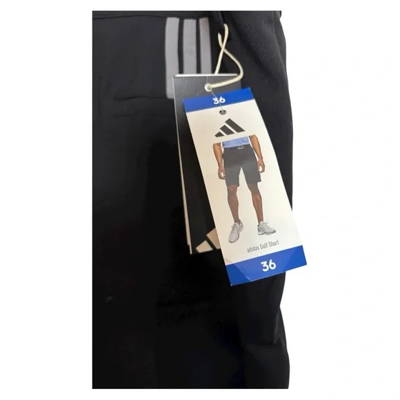 Adidas Men's Golf Short, Polyester, Size 36, Black, NWT - Picture 7 of 7
